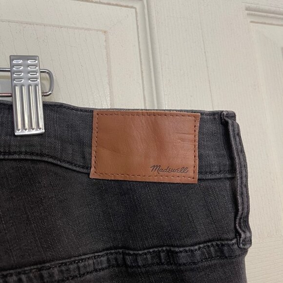 Madewell Women's NWT Gray Raw Hem 9inch High Rise Skinny Jeans Size 37/Plus 24 P - Picture 10 of 12